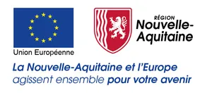 Logo Union Européenne et Région Nouvelle Aquitaine